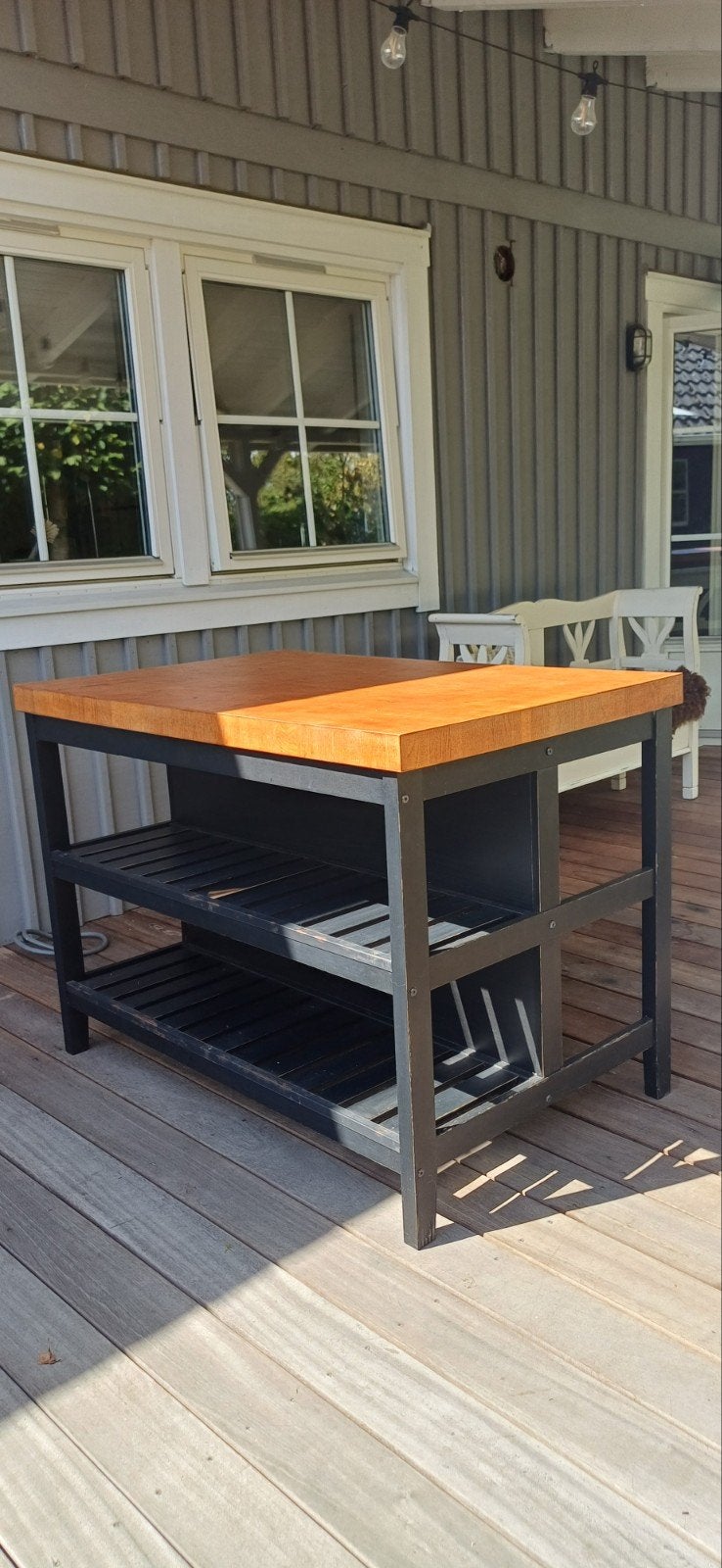 IKEA Vadholma - Keukeneiland - Opknapper, Ophalen, Gebruikt, 100 tot 150 cm, Tot twee personen