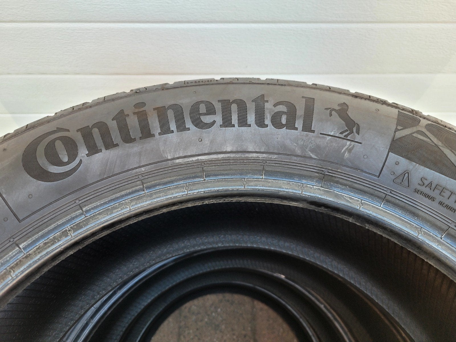 4x continental zomerbanden 215 55 17 zomer BIJNA NIEUW !!!, Ophalen, 215 mm, 17 inch, Band(en)