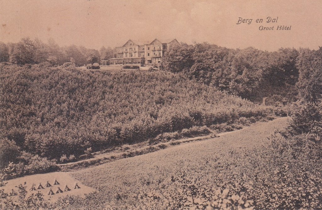 Berg en Dal - Groot Hotel 1910, Verzenden, Voor 1920, Gelopen, Gelderland