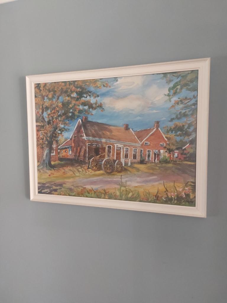 Schilderijen Evert Brink., Ophalen of Verzenden