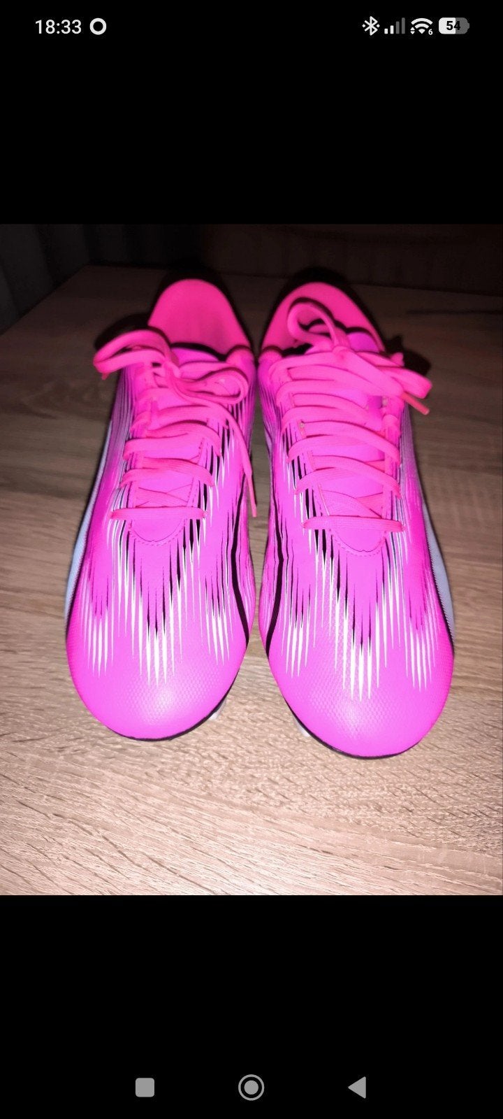 Roze puma voetbalschoenen - maat 44,5, Maat XS of kleiner, Ophalen of Verzenden, Zo goed als nieuw, Schoenen