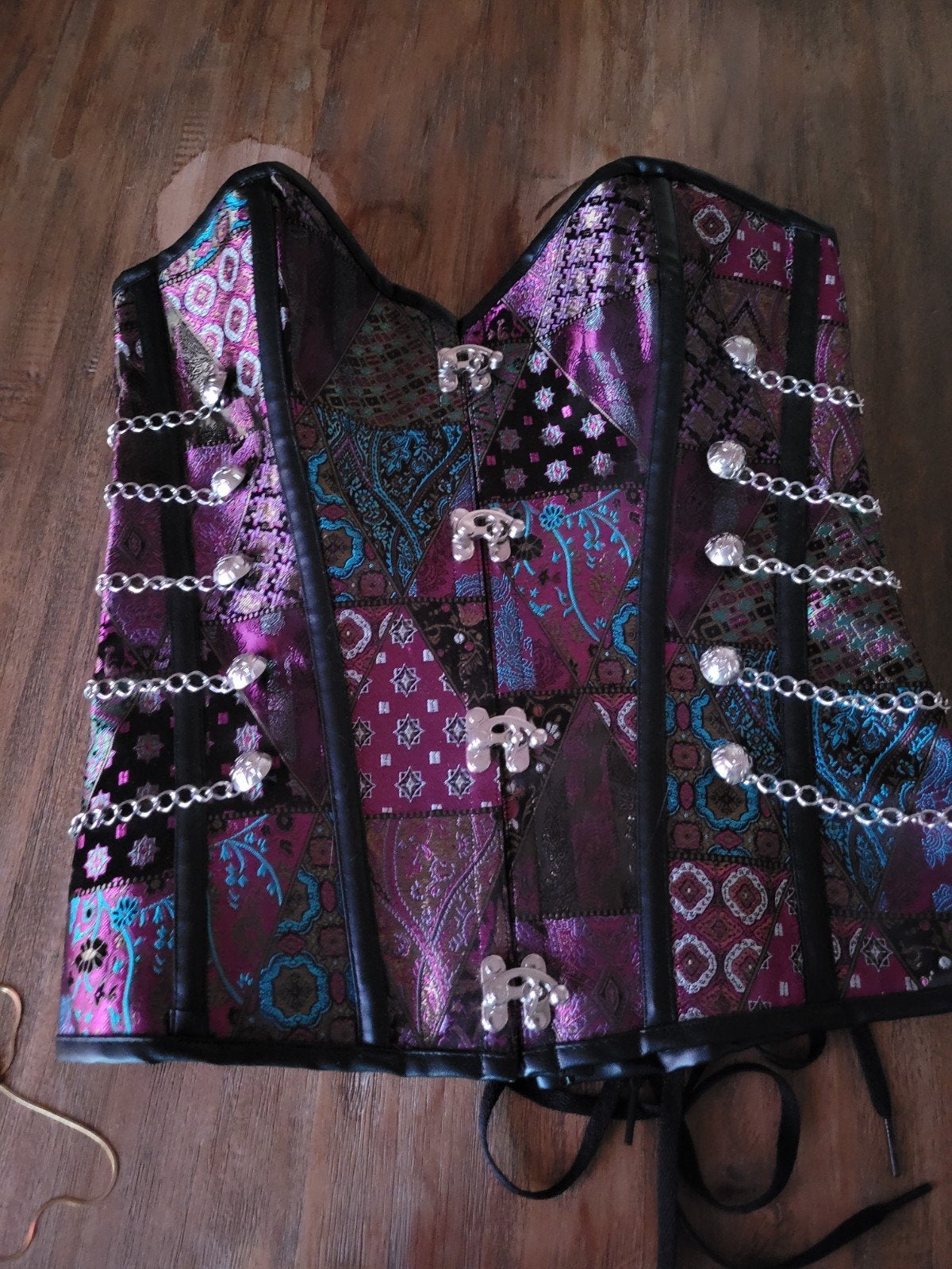 Barok bustier /kostuum maat S paars-multi, Meerkleurig, Nieuw, Ophalen of Verzenden, Maat 36 (S)