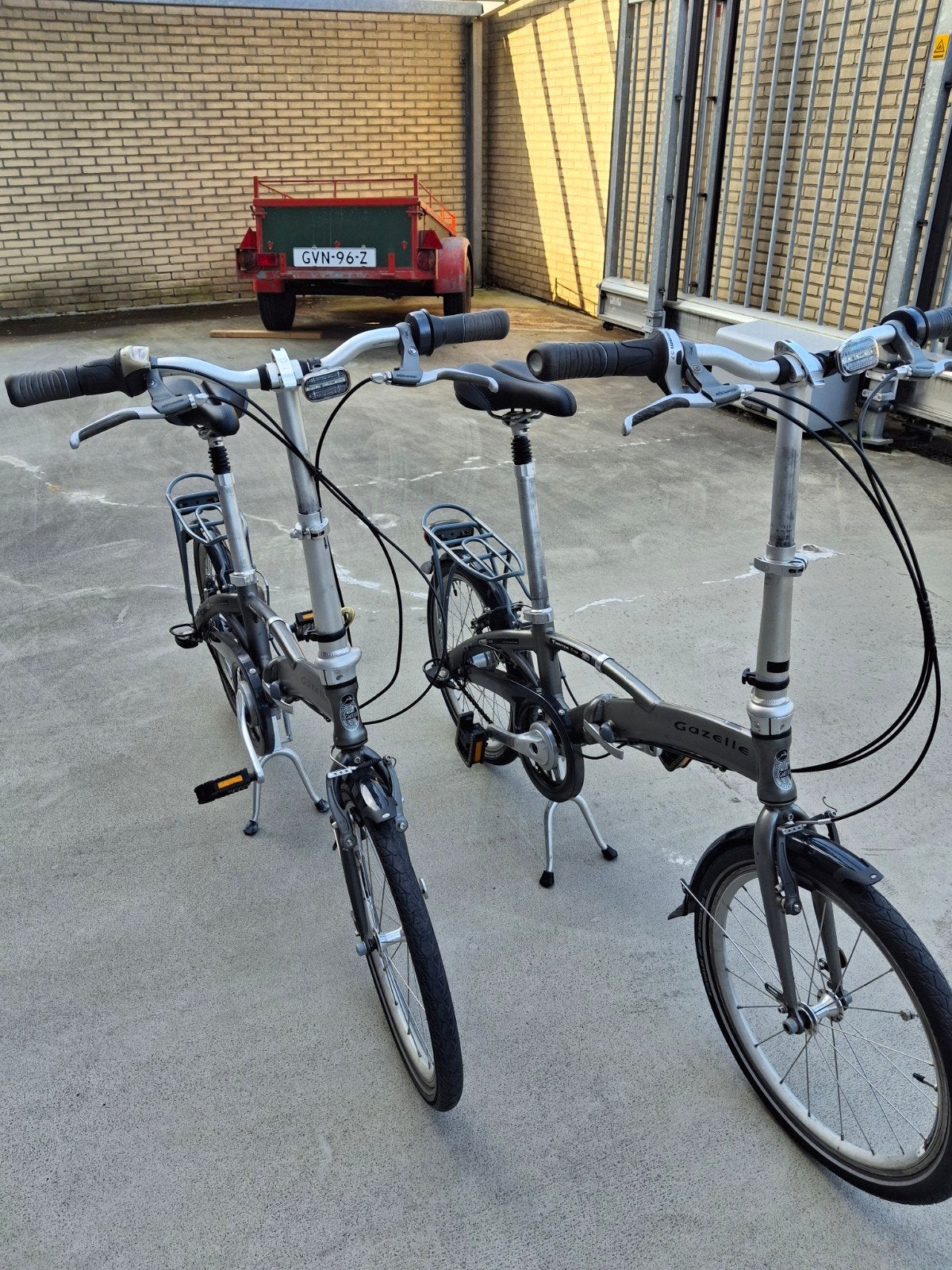 Setje gazelle vouwfietsen met 7 versnellingen, Fietsen en Brommers, Fietsen | Vouwfietsen, 20 inch of meer, Gebruikt, Versnellingen