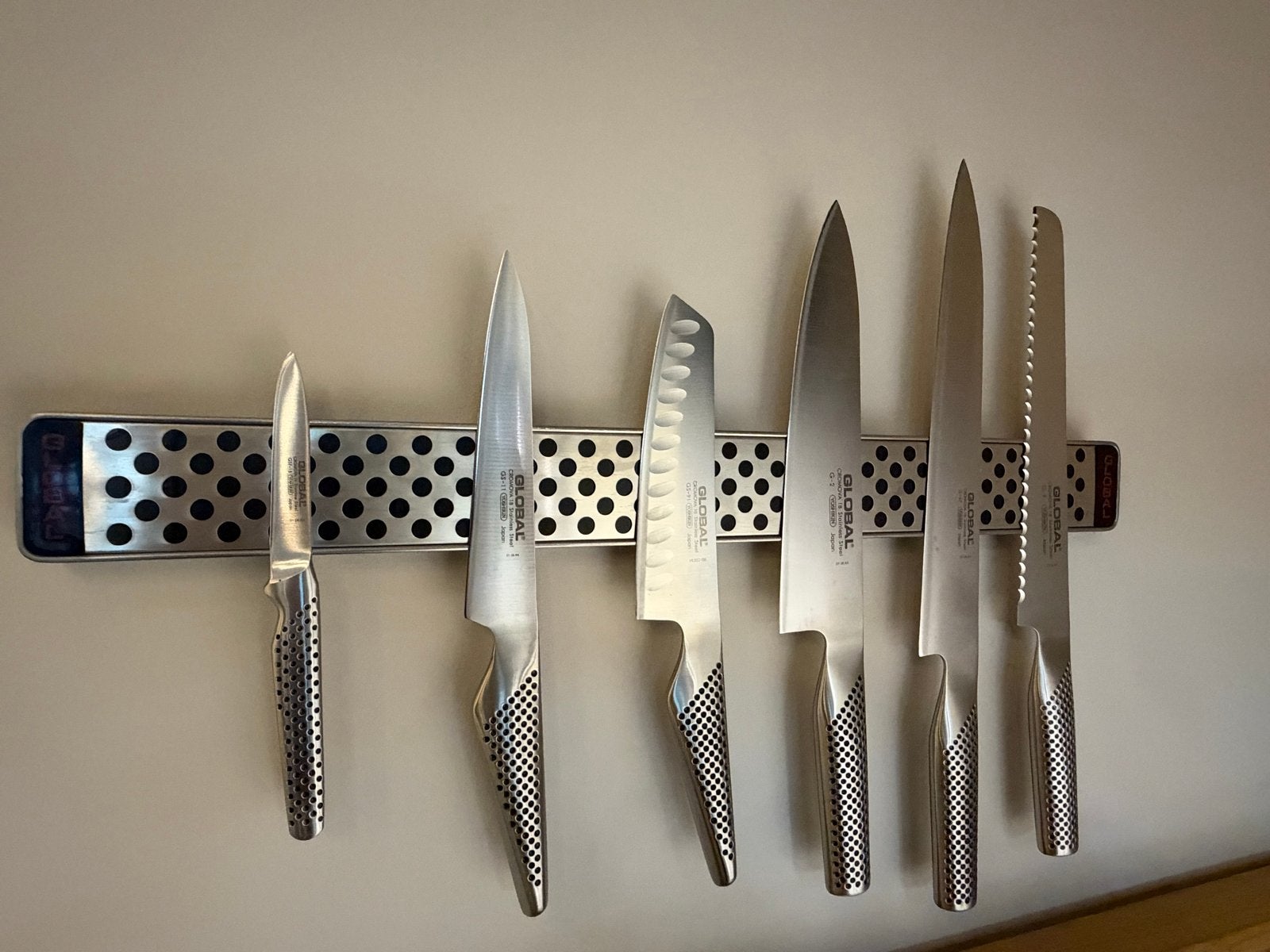 Global Messenset met Magnetisch Rek, Zilver, Ophalen of Verzenden, Metaal, Overige merken