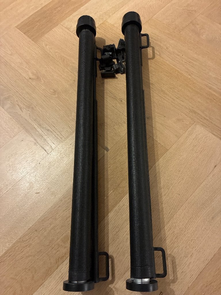 Twee Traphekje oprolbar, Aluminium, Ophalen of Verzenden, Zo goed als nieuw, 115 cm of meer