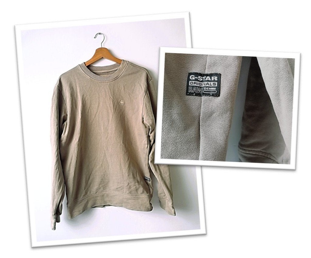 G-Star RAW Originals Sweater – Groen – Maat M, G-Star Raw, Maat 48/50 (M), Ophalen of Verzenden, Gedragen