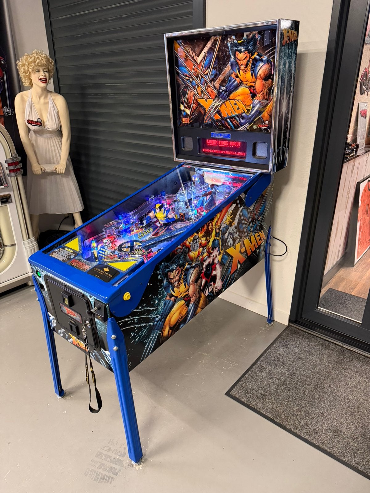 Prachtige flipperkast Stern X-Men Wolverine Limited Edition, Ophalen, Stern, Zo goed als nieuw, Dot-matrix