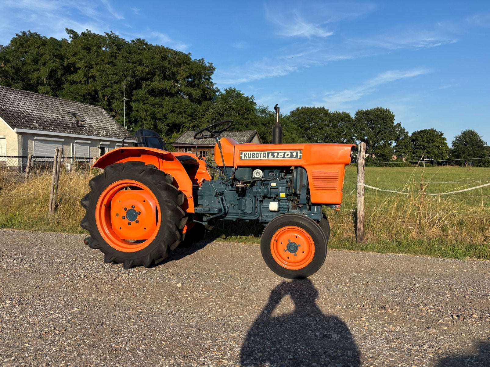 KUBOTA L1501, Minitrekker, minitractor, Ophalen