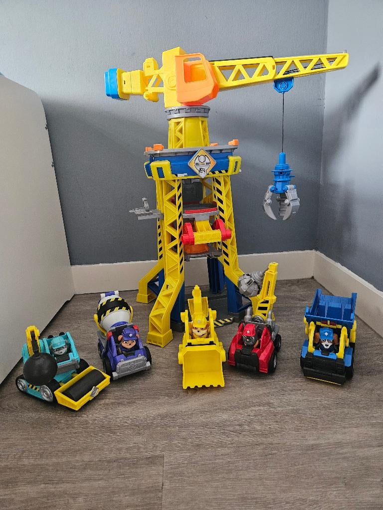 Rubble and crew set, Kinderen en Baby's, Speelgoed | Speelgoedvoertuigen, Ophalen, Gebruikt