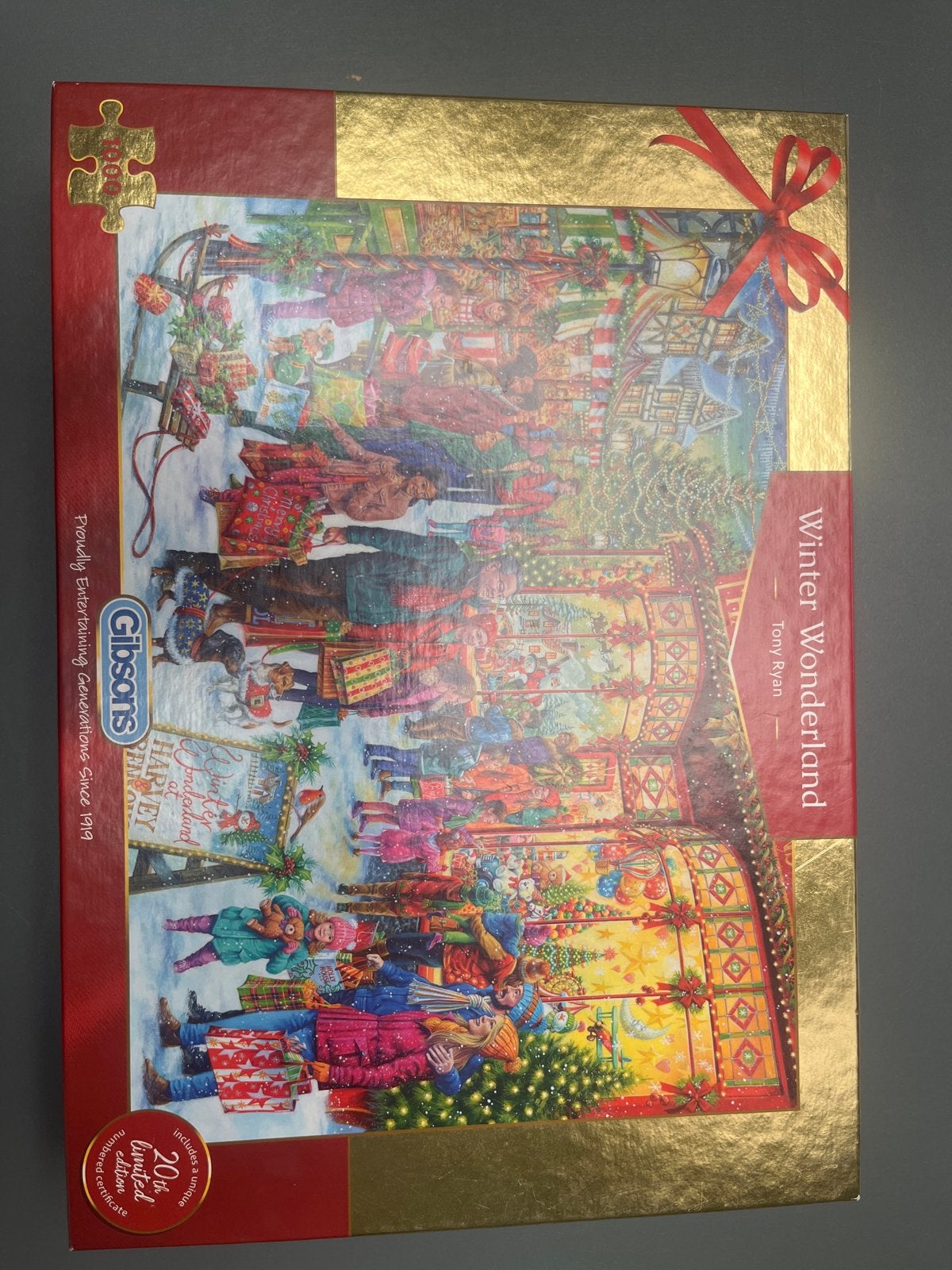 Gibsons Winter Wonderland Legpuzzel 1000 stukjes, Ophalen, 500 t/m 1500 stukjes, Zo goed als nieuw, Legpuzzel