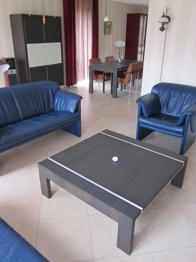 Delato salontafel TICO/ARNO, eiken, aluminium, Ophalen, Gebruikt, Eikenhout, 100 tot 150 cm