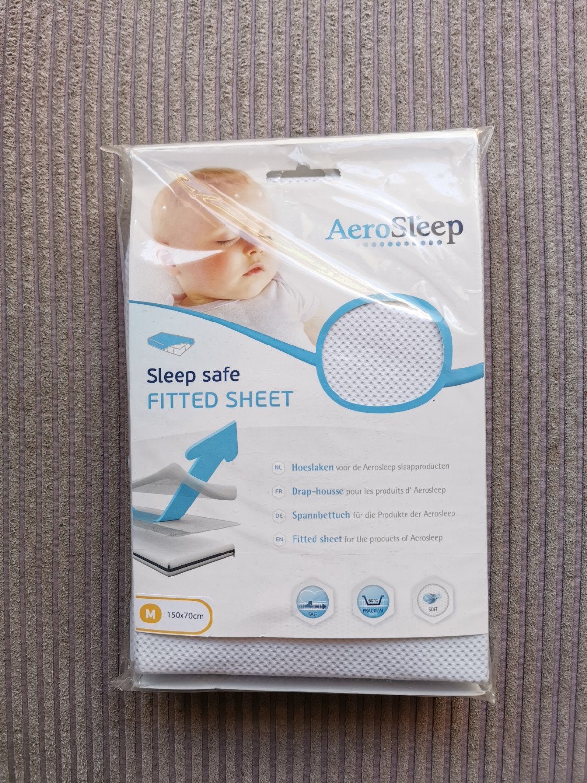 Aerosleep fitted sheet 70x150 cm, Jongetje of Meisje, Nieuw, Ophalen of Verzenden, Aerosleep