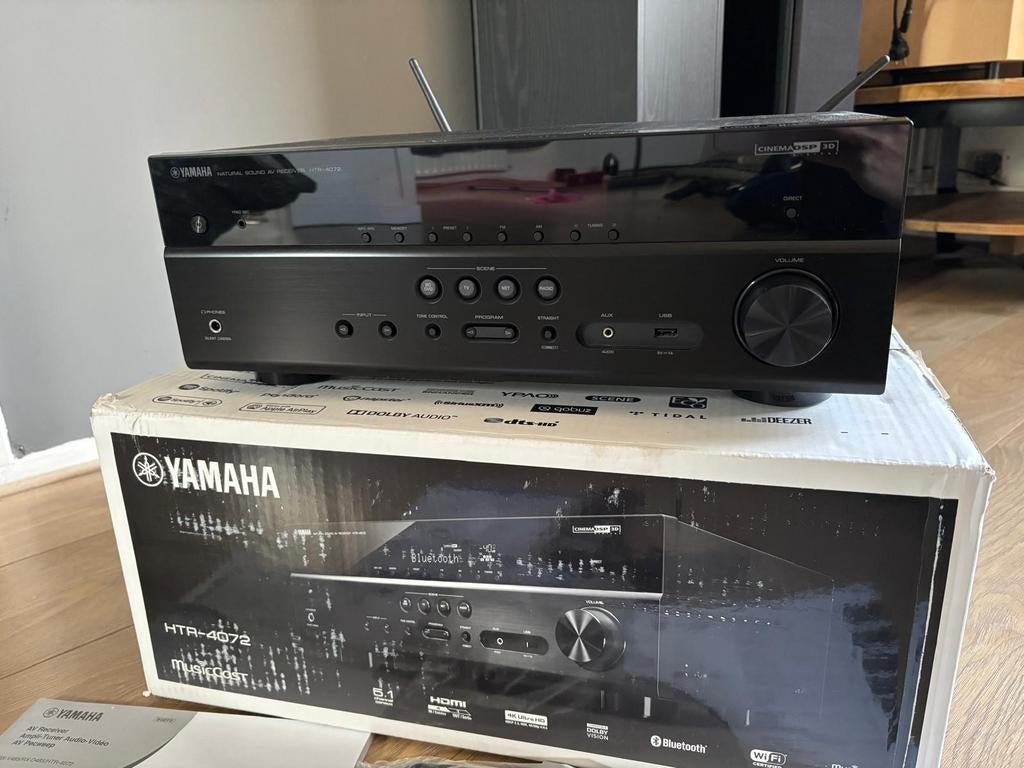 Yamaha HTR-4072 AV Receiver - Zo goed als nieuw, Yamaha, Ophalen of Verzenden, Zo goed als nieuw, 60 tot 120 watt