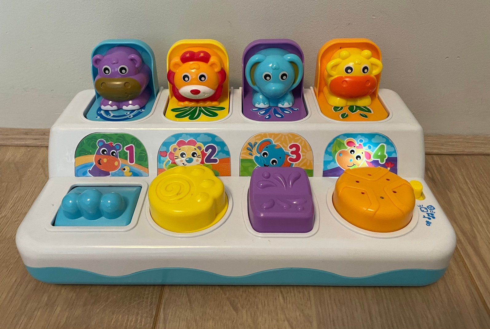 Playgro Muzikale Pop Up Speelgoed / knoppenspel - ZGAN, Kinderen en Baby's, Speelgoed | Babyspeelgoed, Ophalen, Zo goed als nieuw