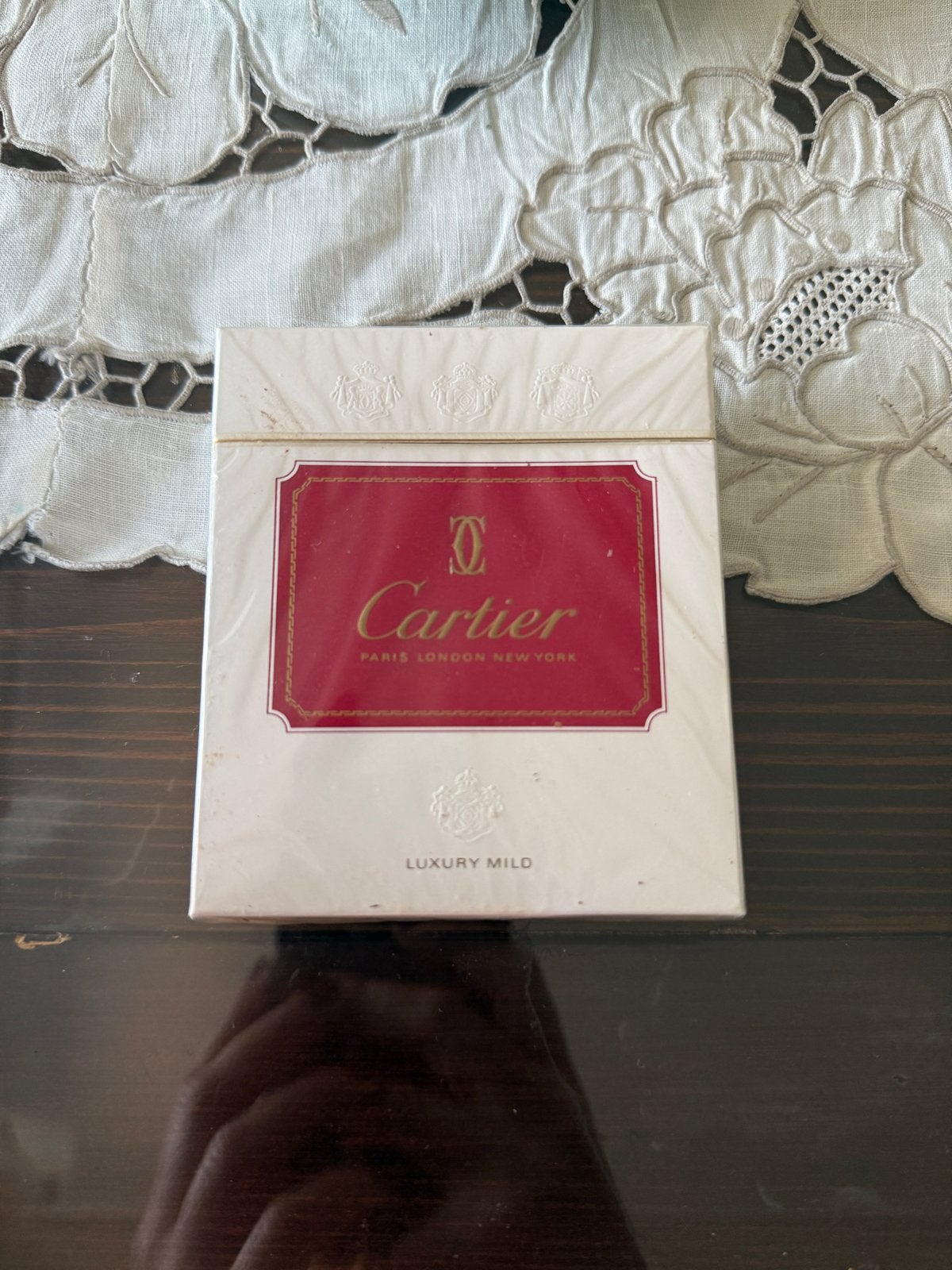 Vintage Cartier sigarettenpakje - Le Must de Cartier, Verzamelen, Ophalen of Verzenden, Gebruikt
