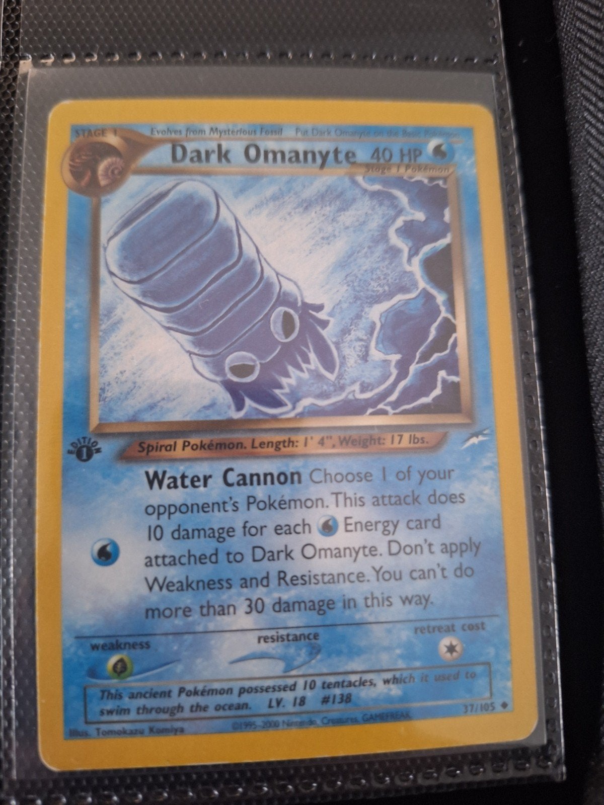 dark Omanyte first edition, Ophalen of Verzenden