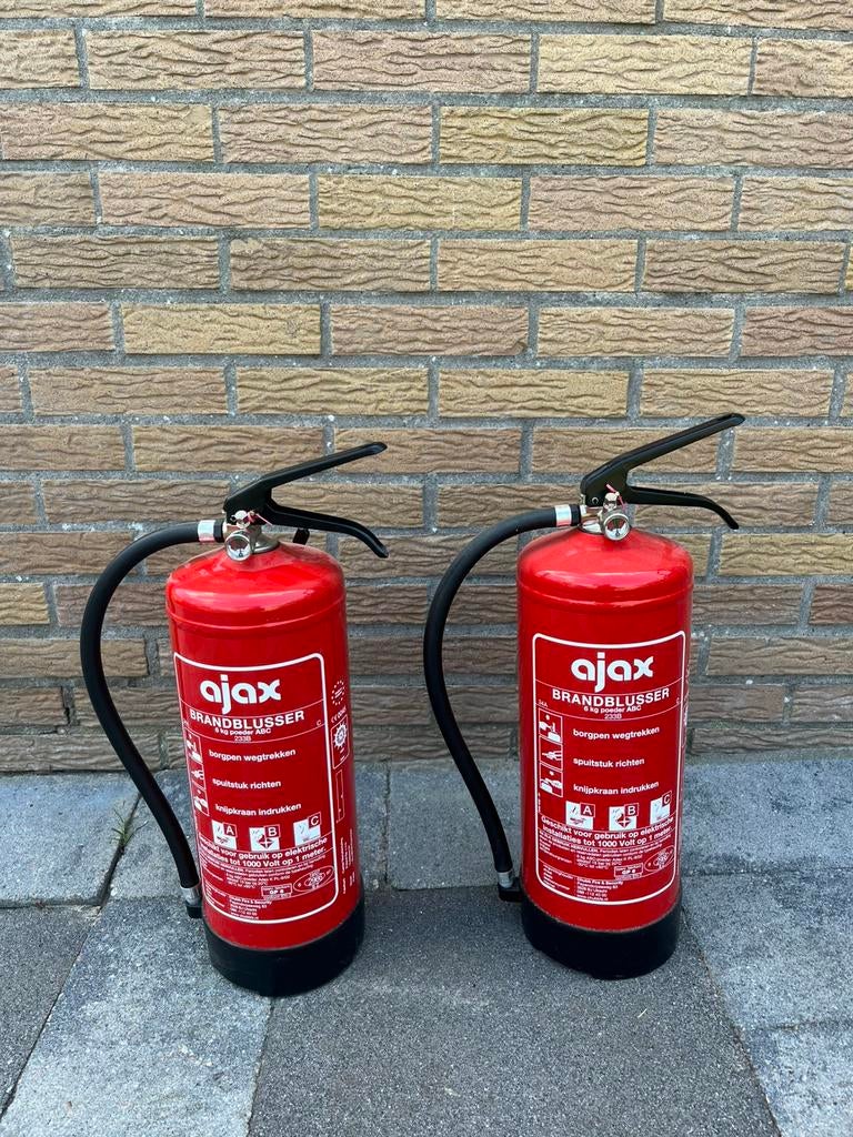 Ajax poederblusser 6kg, Ophalen, Zo goed als nieuw
