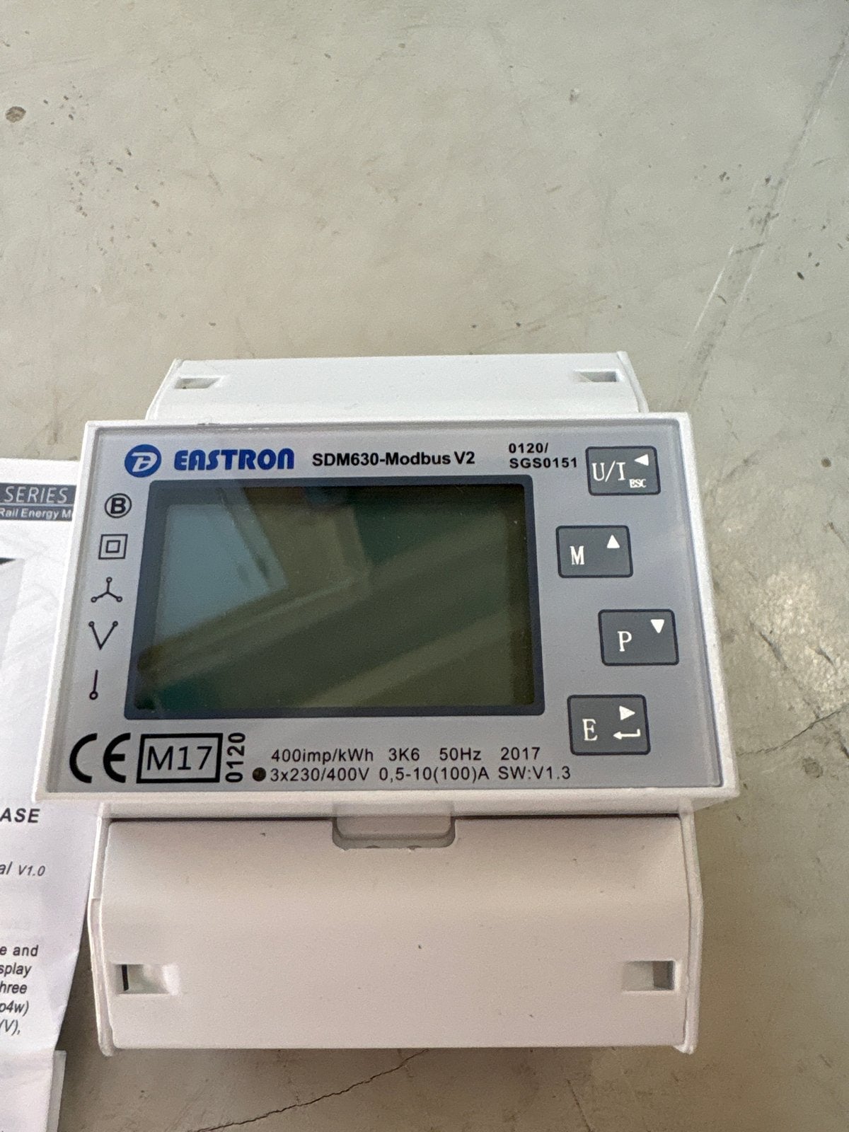 1x Eastron SDM630 Modbus V2 Vermogensmeter, Ophalen of Verzenden, Zo goed als nieuw, Overige merken, Overige typen