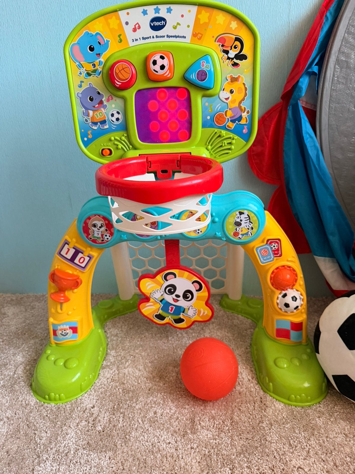 Vtech sport&scoor speelplaats, Ophalen, Zo goed als nieuw