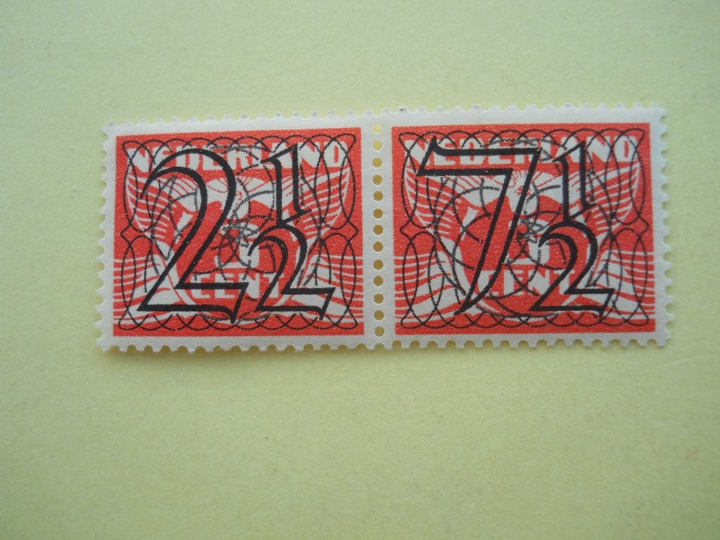 Nederland 1940 Guilloche Combinatie Nvph356B ongebruikt gom, Postzegels en Munten, Postzegels | Nederland, Ophalen of Verzenden