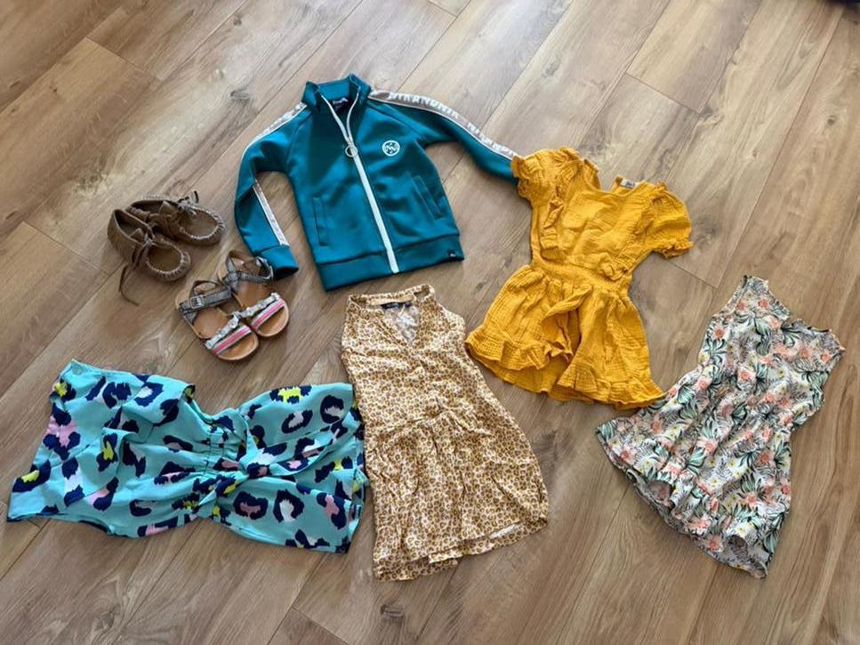 Merk meisjes zomer kleding pakket, 98, Ophalen of Verzenden, Zo goed als nieuw, Meisje, Jurk of Rok