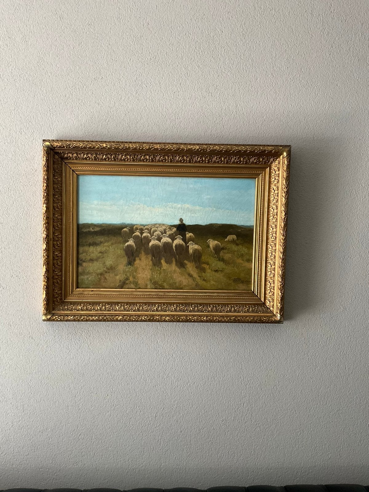 Mooi schilderij Haagse school, Ophalen