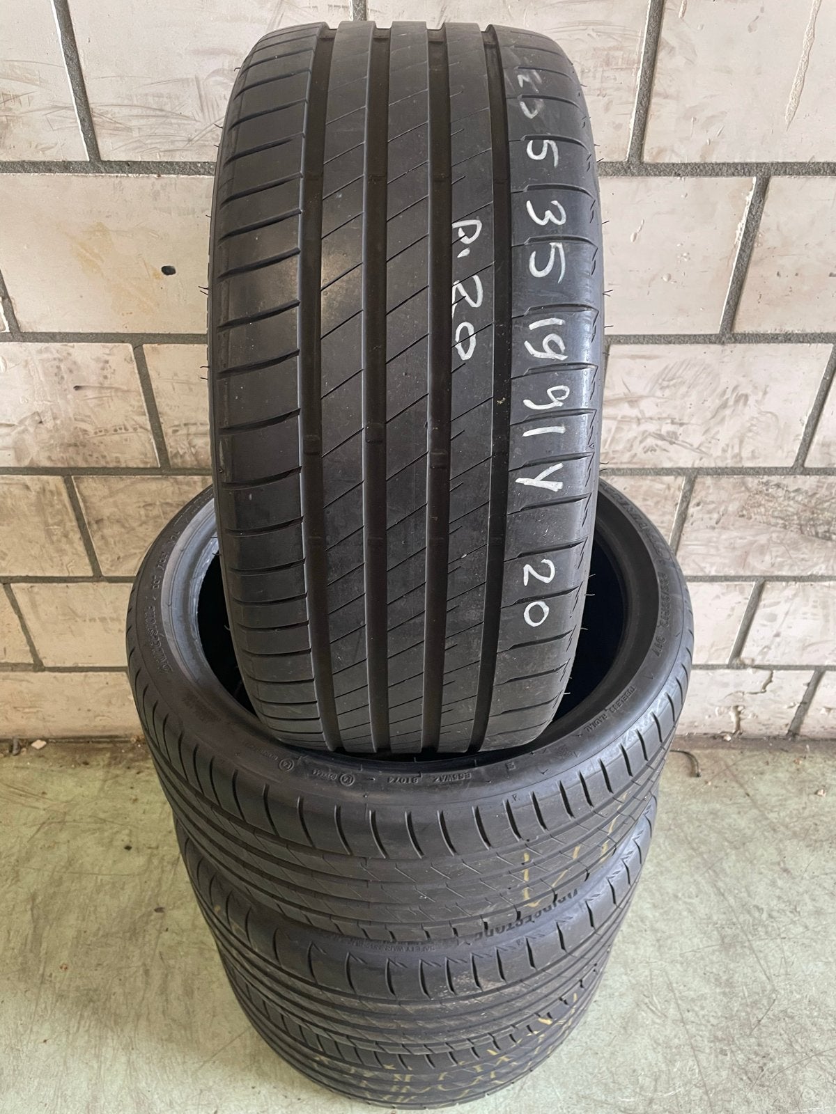 Bridgestone Potenza S005 Zomerbanden 235/35R19 91Y, 19 inch, Gebruikt, Ophalen of Verzenden, 235 mm