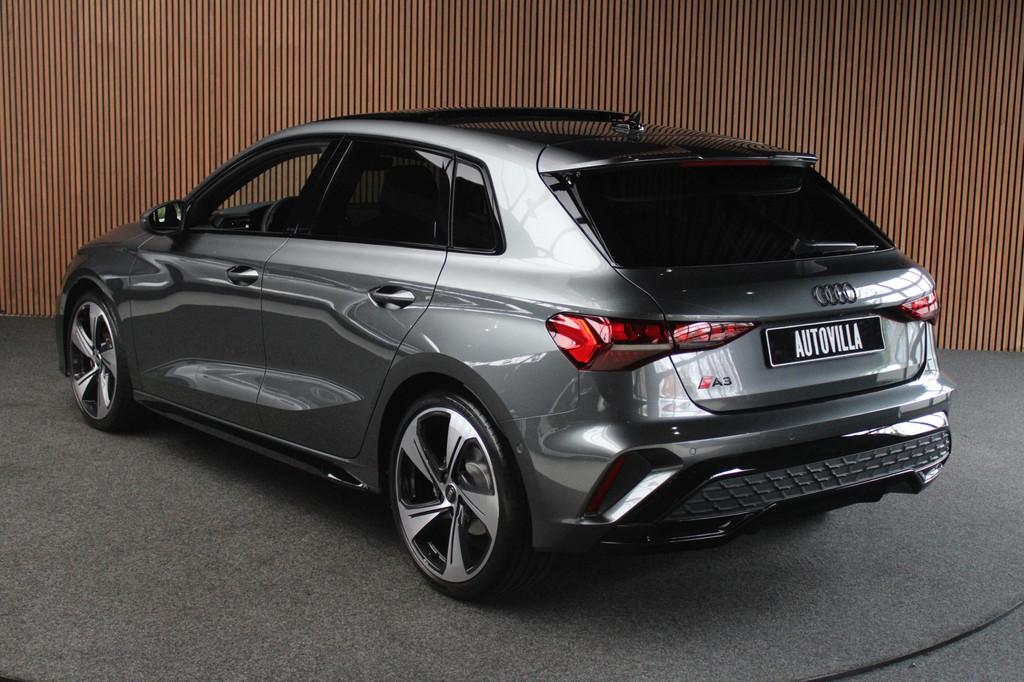 Audi A3 Sportback 35 TFSI 3X S-line Panodak ACC HUD 360 Leer, 1300 kg, 4 cilinders, 700 kg, Bedrijf