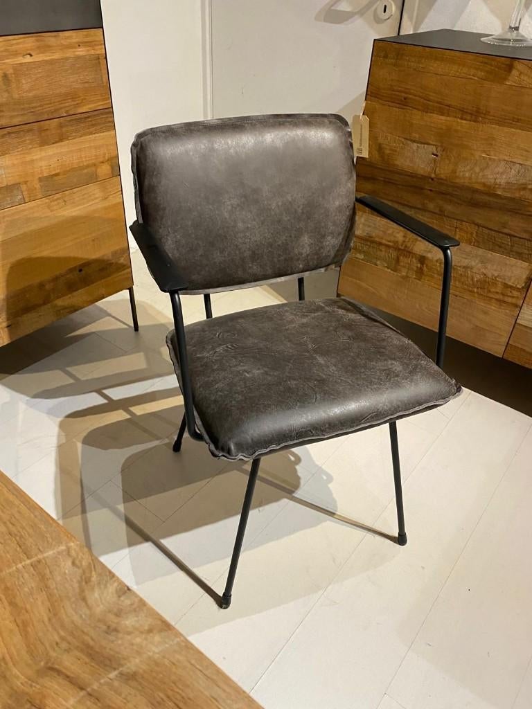 Set van 3 Cactus stoelen Het Anker Africa leder nu €599,-, Ophalen, Overige kleuren, Drie, Nieuw