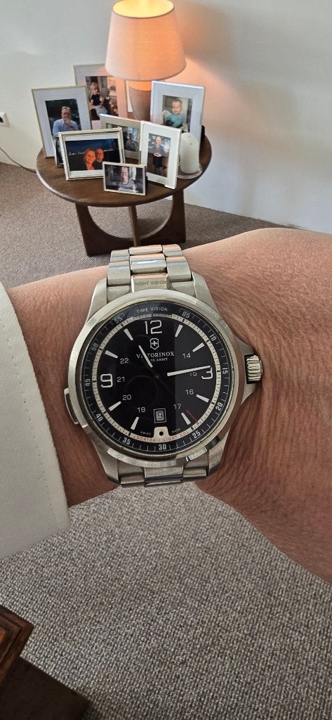 Victorinox Night Vision horloge, Overige merken, Staal, Staal, Polshorloge