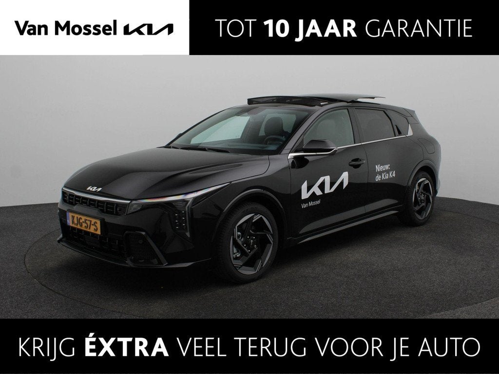 Kia K4 1.0 T-GDi MHEV GT-Line Launch Edition (pano) | Nieuw, Auto's, Kia, 12 maanden, 710 kg, Zwart, Bedrijf
