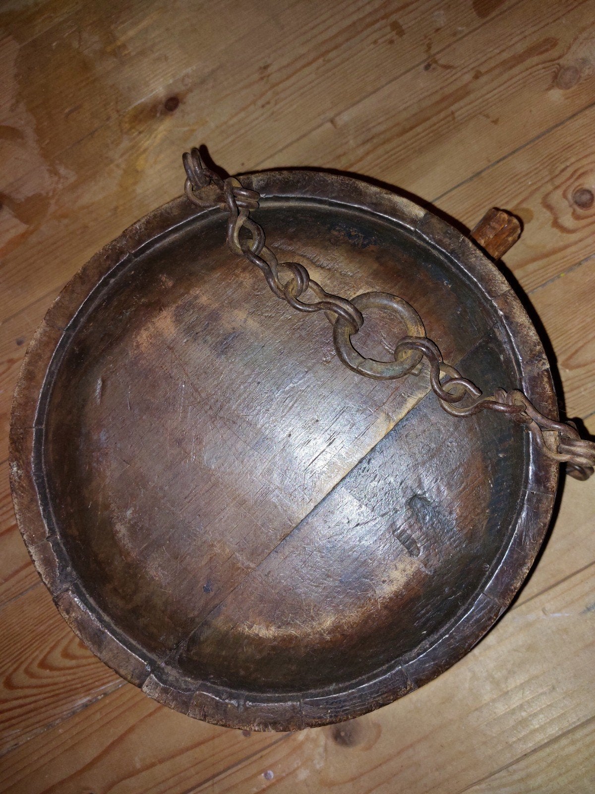 houten veldfles, Antiek en Kunst, Curiosa en Brocante, Ophalen