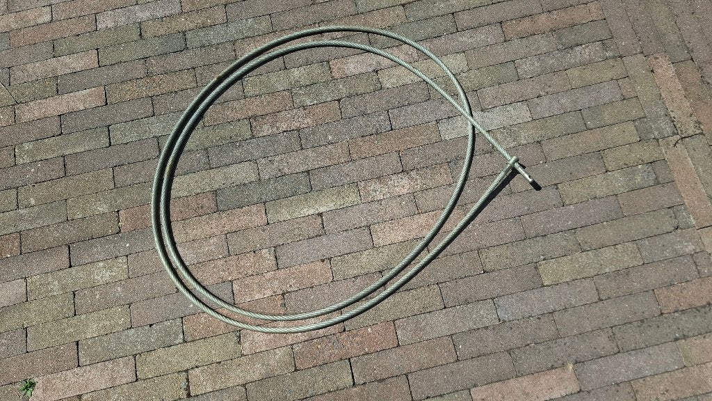 Afsluitbare staalkabel 4 meter 10mm, Ophalen of Verzenden, Zo goed als nieuw, Overige typen