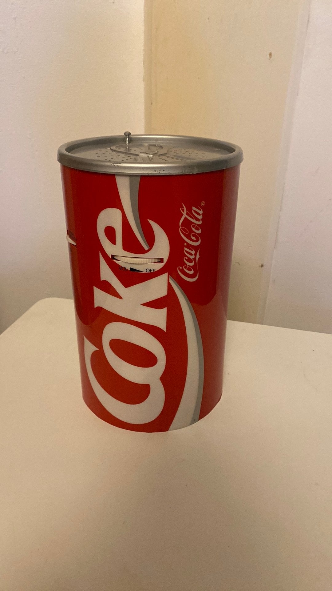 Vintage grote coca cola radio, Ophalen of Verzenden, Zo goed als nieuw, Gebruiksvoorwerp