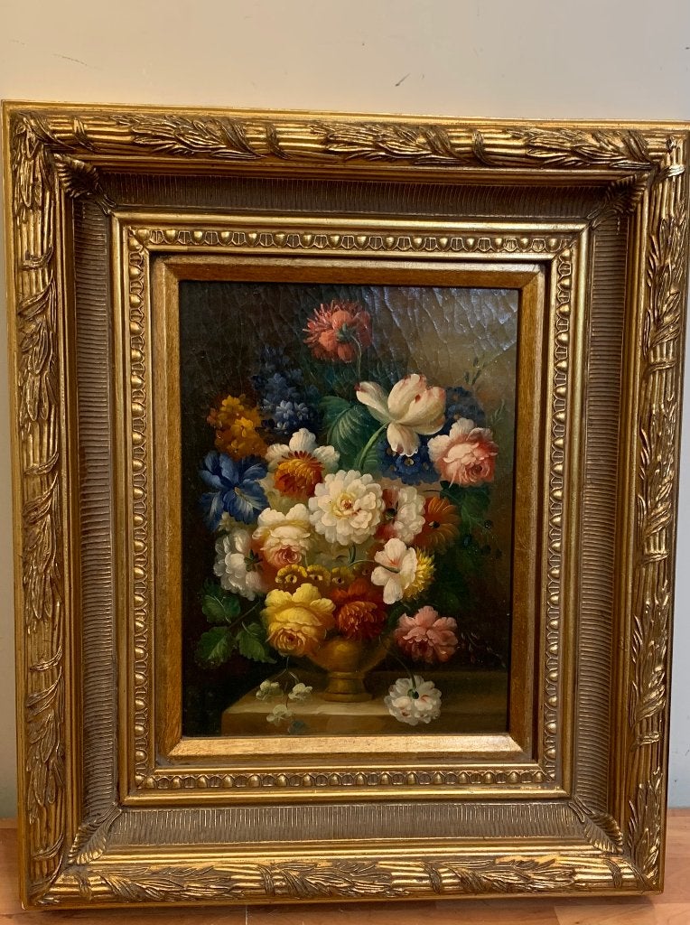 Antieke schilderij, Ophalen of Verzenden