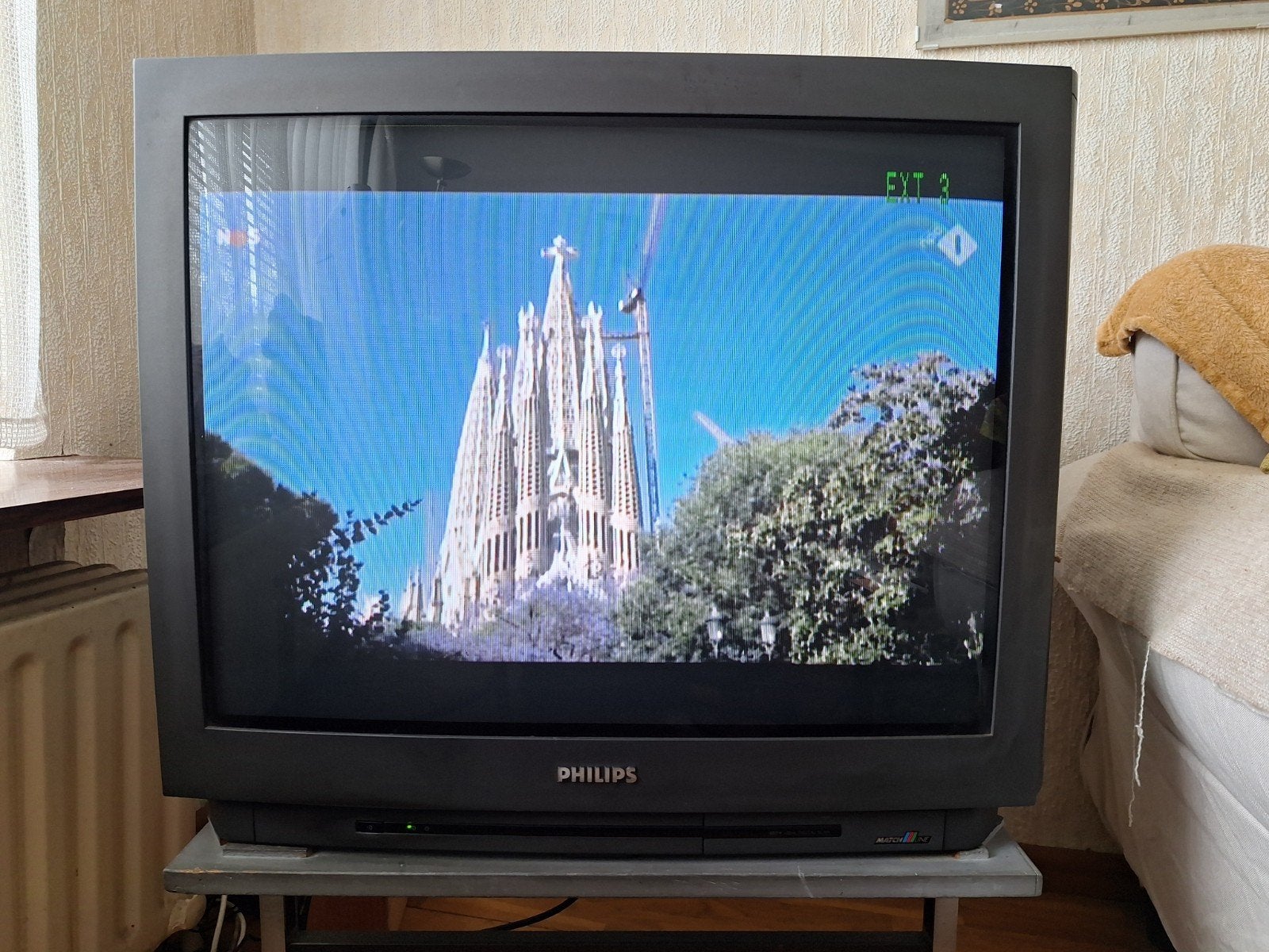 Philips Matchline TV - Beeldbuis Televisie 100Hrz, Ophalen, Philips, Gebruikt, 100 Hz