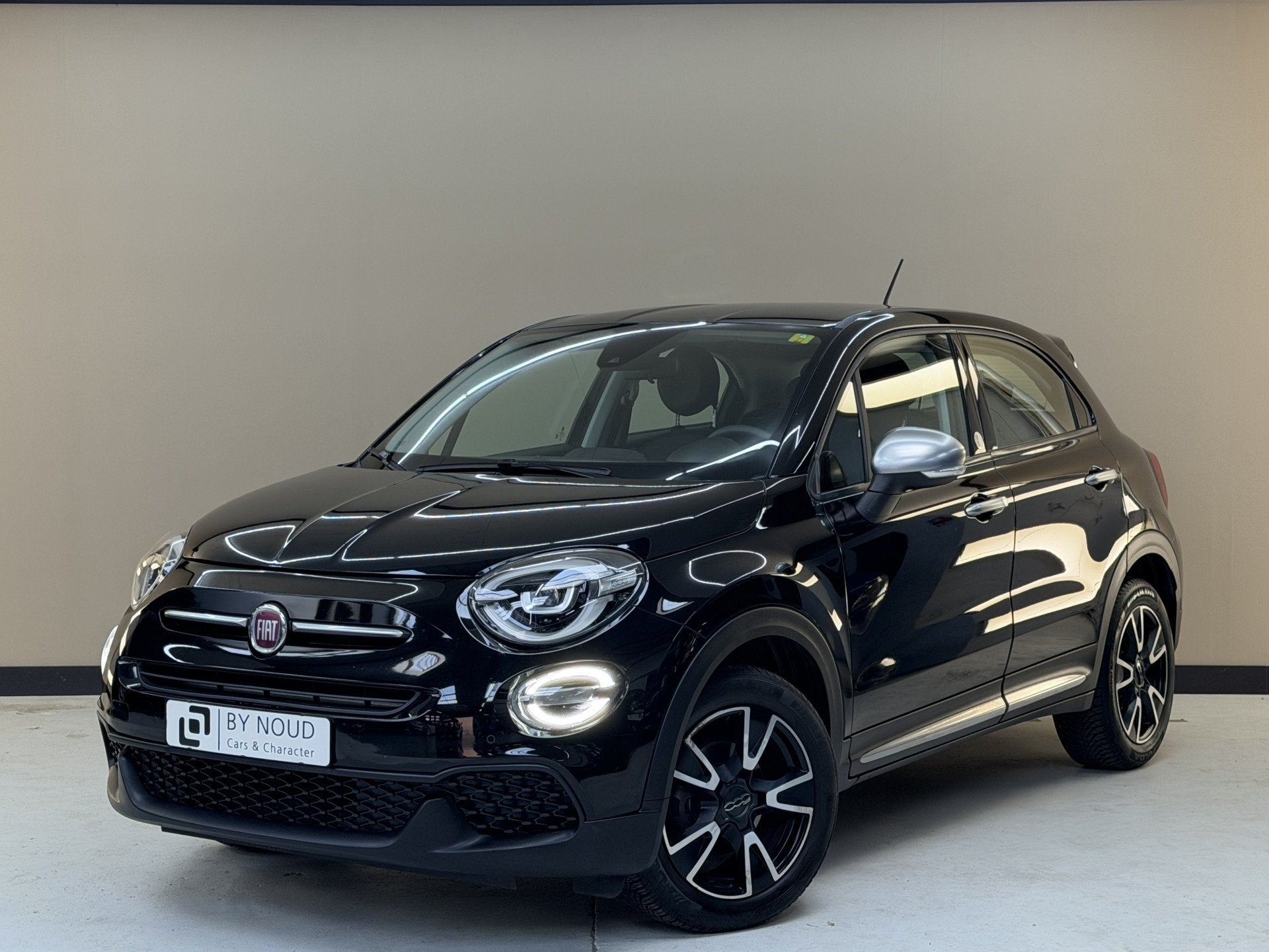 Fiat 500X 1.0 GSE Lounge, 120pk, 2019, 1ste eigenaar Dealer, Auto's, Voorwielaandrijving, Gebruikt, 500X, Zwart