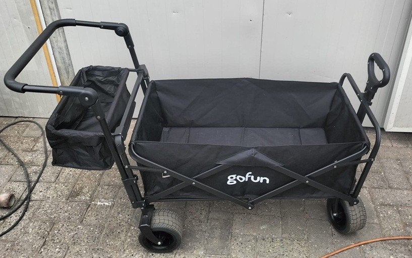 Gofun Bolderkar XXL Opvouwbaar 150kg draagvermogen 150L, Ophalen, Opvouwbaar, Zo goed als nieuw