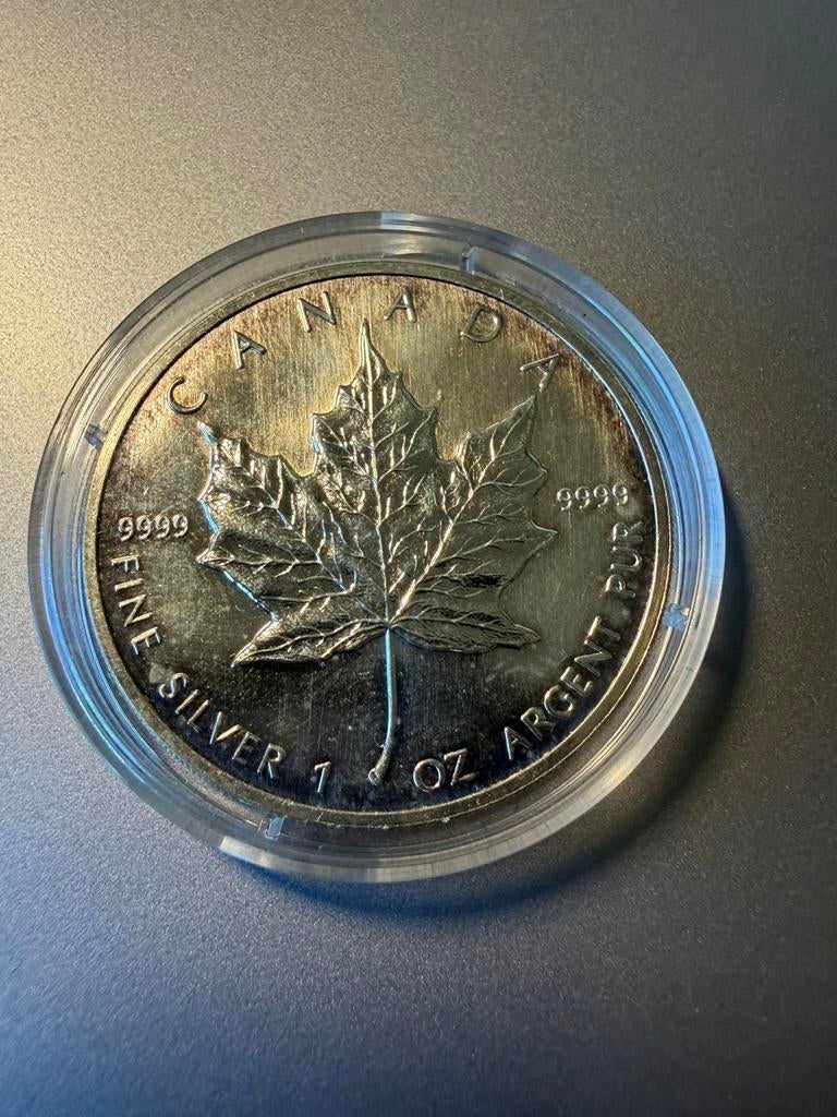 1 ounce Maple Leaf Canada 1992, Verzenden, Zilver