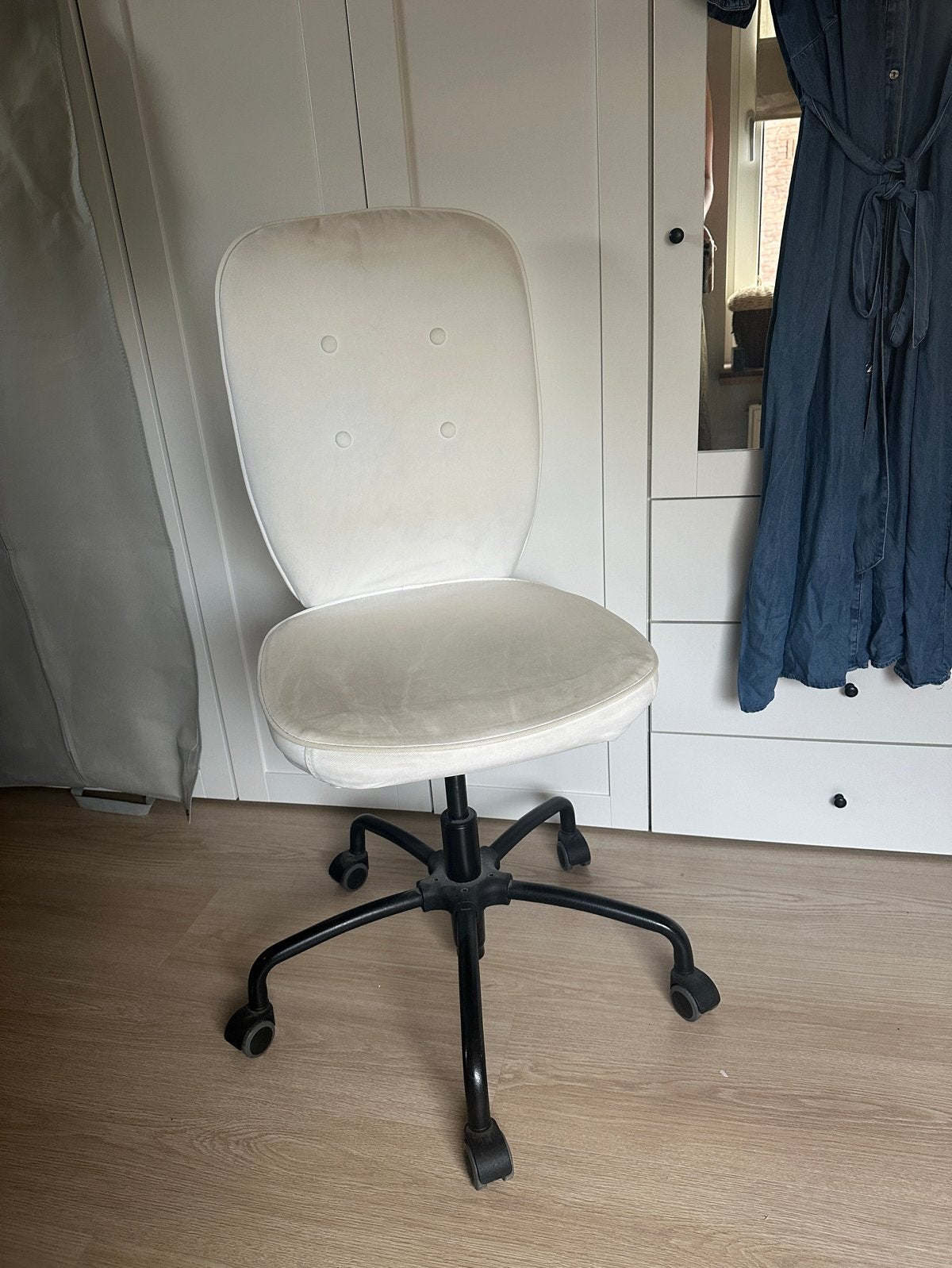 IKEA LILLHÖJDEN bureaustoel, Ophalen, Gebruikt, Wit, Bureaustoel