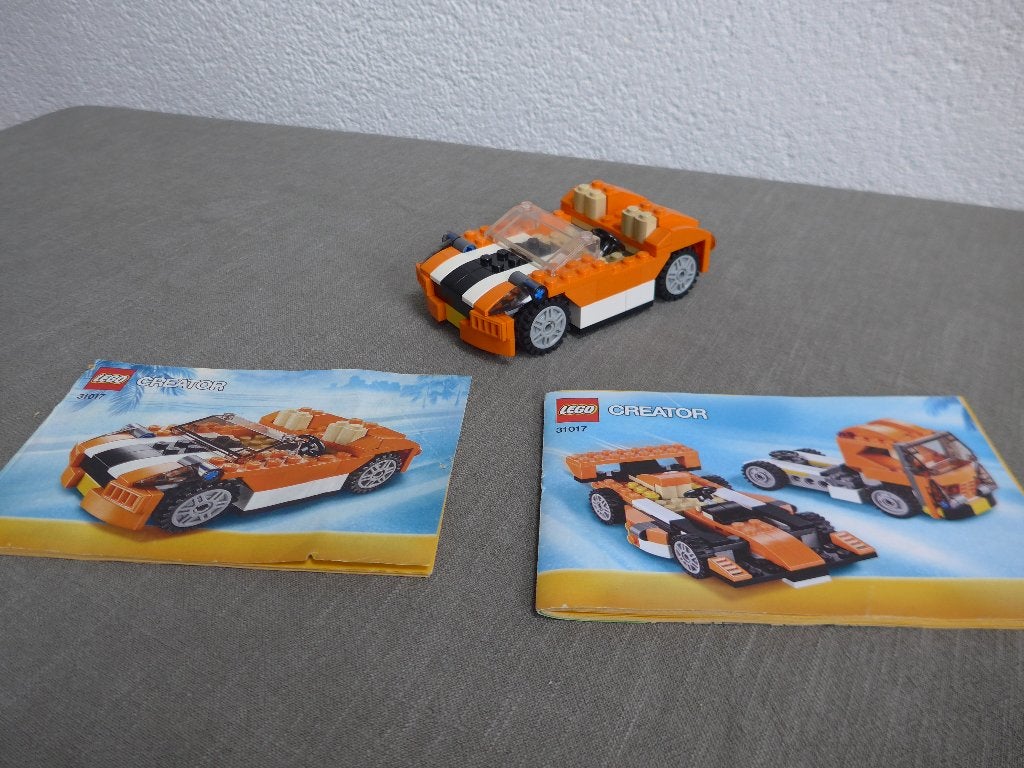 Lego creator 31017 Sunset speeder sportwagen, Gebruikt, Lego, Compleet, Ophalen of Verzenden