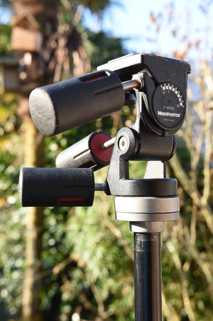 Statief Manfrotto, Ophalen of Verzenden, Gebruikt, 175 cm of meer, Driepoot
