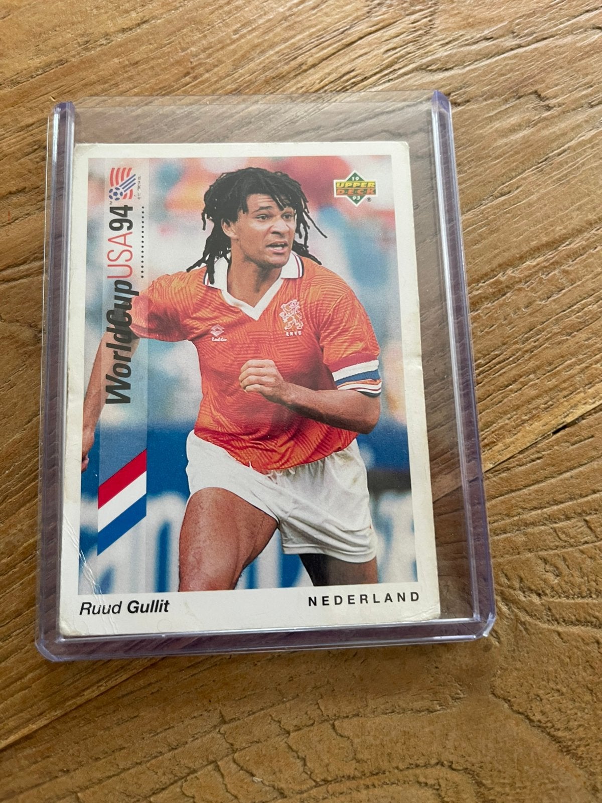 Ruud Gullit Nederlands Elftal WK 1994 Upper deck, Ophalen of Verzenden, Zo goed als nieuw, Plaatje