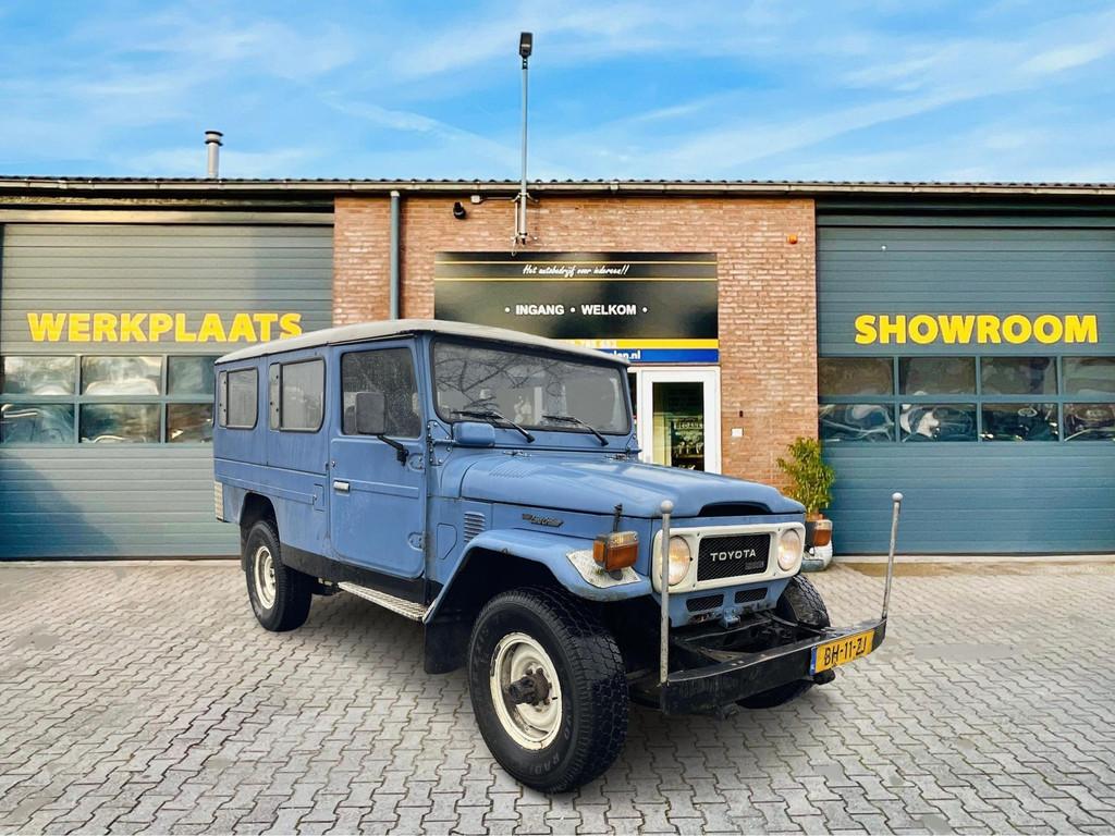 Toyota LANDCRUISER HARDTOP L D *Barnfind*Schuurvondst*, 4 cilinders, Blauw, Origineel Nederlands, Bedrijf
