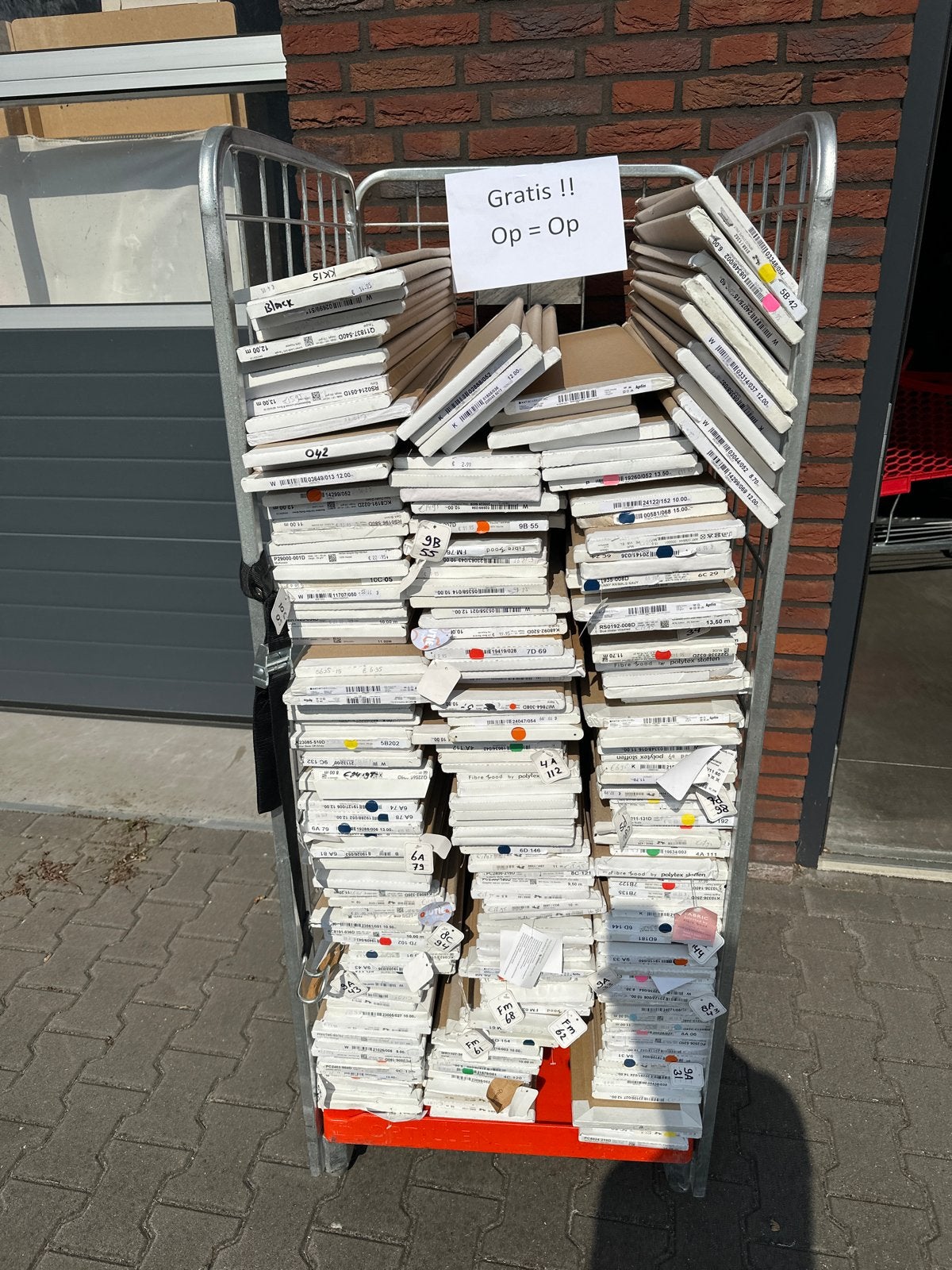 Gratis doubleer plankjes, Ophalen, Nieuw, Katoen, 120 cm of meer