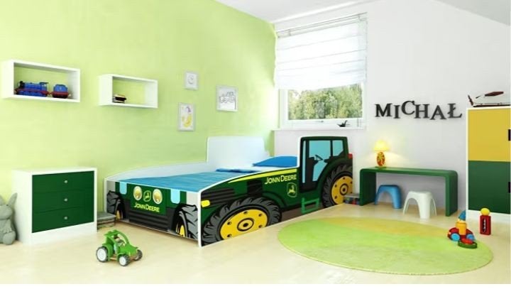 Nieuw John Deere kinderbed 160x80 met matras, Kinderen en Baby's, Ophalen of Verzenden