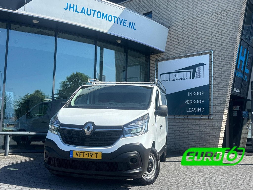 Renault Trafic 1.6 dCi 95 T27 L1H1*A/C*HAAK*CRUISE*TEL*3PERS, Auto's, Bestelauto's, Voorwielaandrijving, Stof, Gebruikt, Euro 6