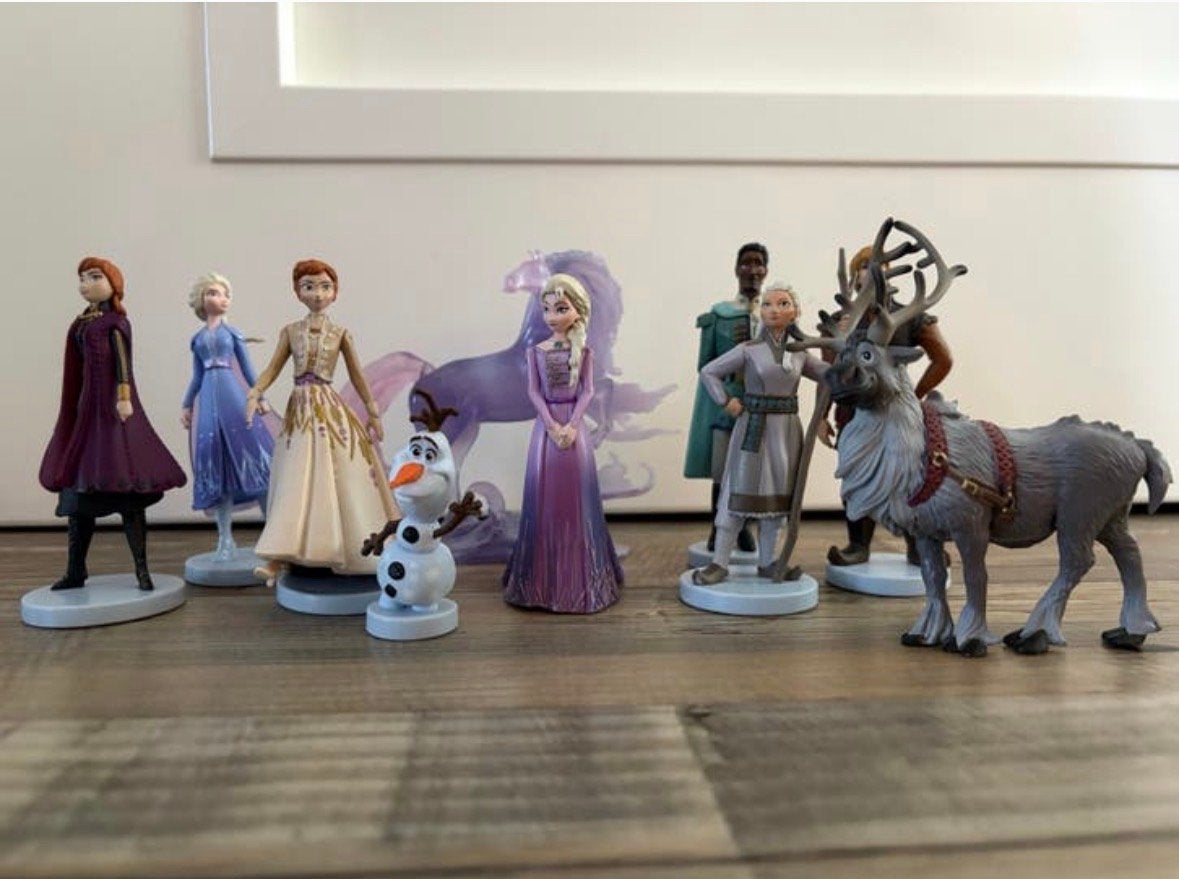 Disney Frozen Poppetjes Set uit Disneyland Parijs, Ophalen of Verzenden, Overige figuren, Zo goed als nieuw, Beeldje of Figuurtje