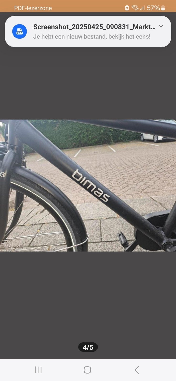 Bimas Transportfiets - nieuw, Terugtraprem, 53 tot 56 cm, Nieuw, Ophalen