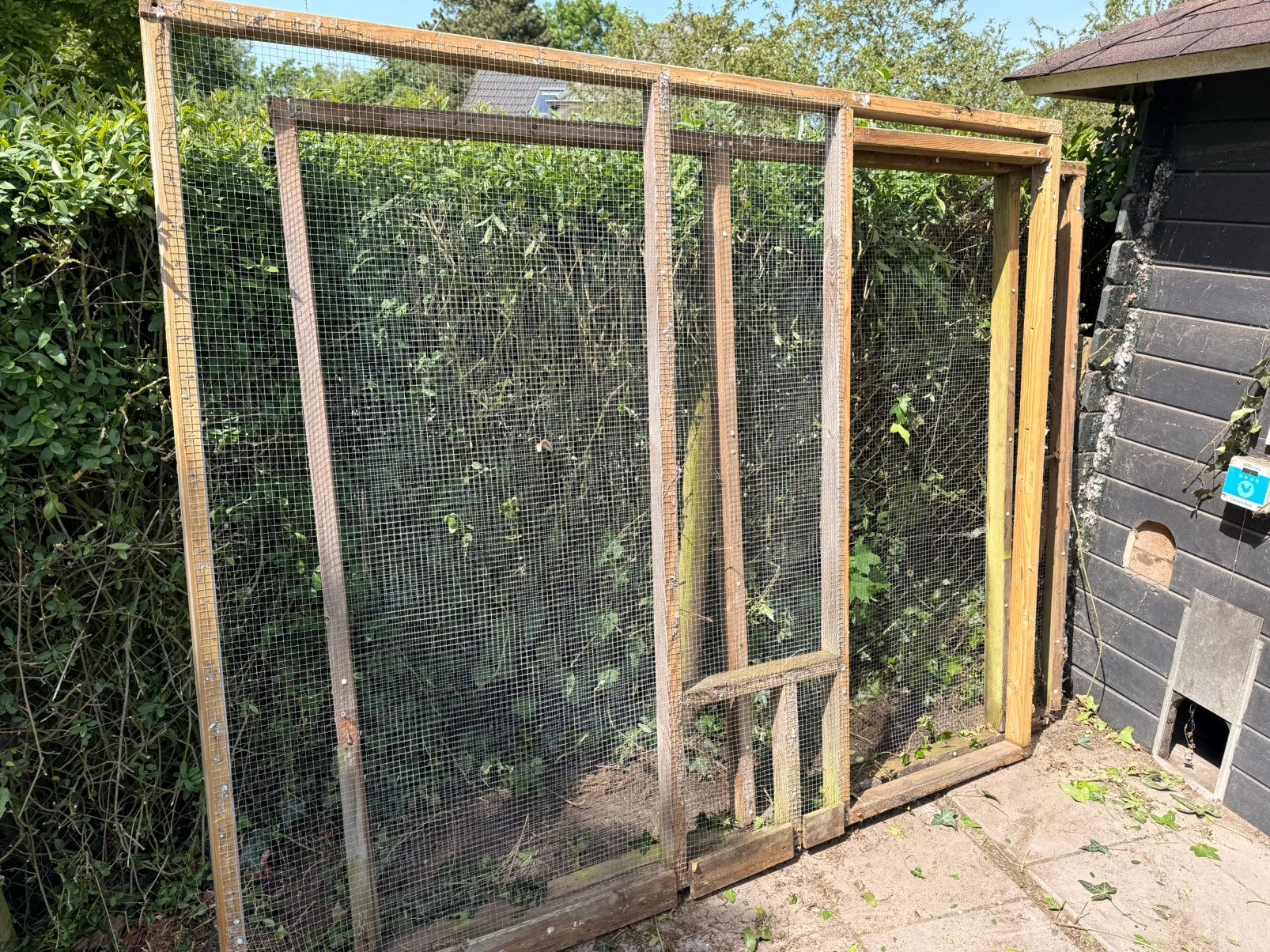 Panelen voor kippenhok of ren, Ophalen, Gebruikt, Aluminium, Volière